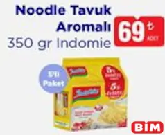 INDOMİE NOODLE TAVUK AROMALI 350 GR
